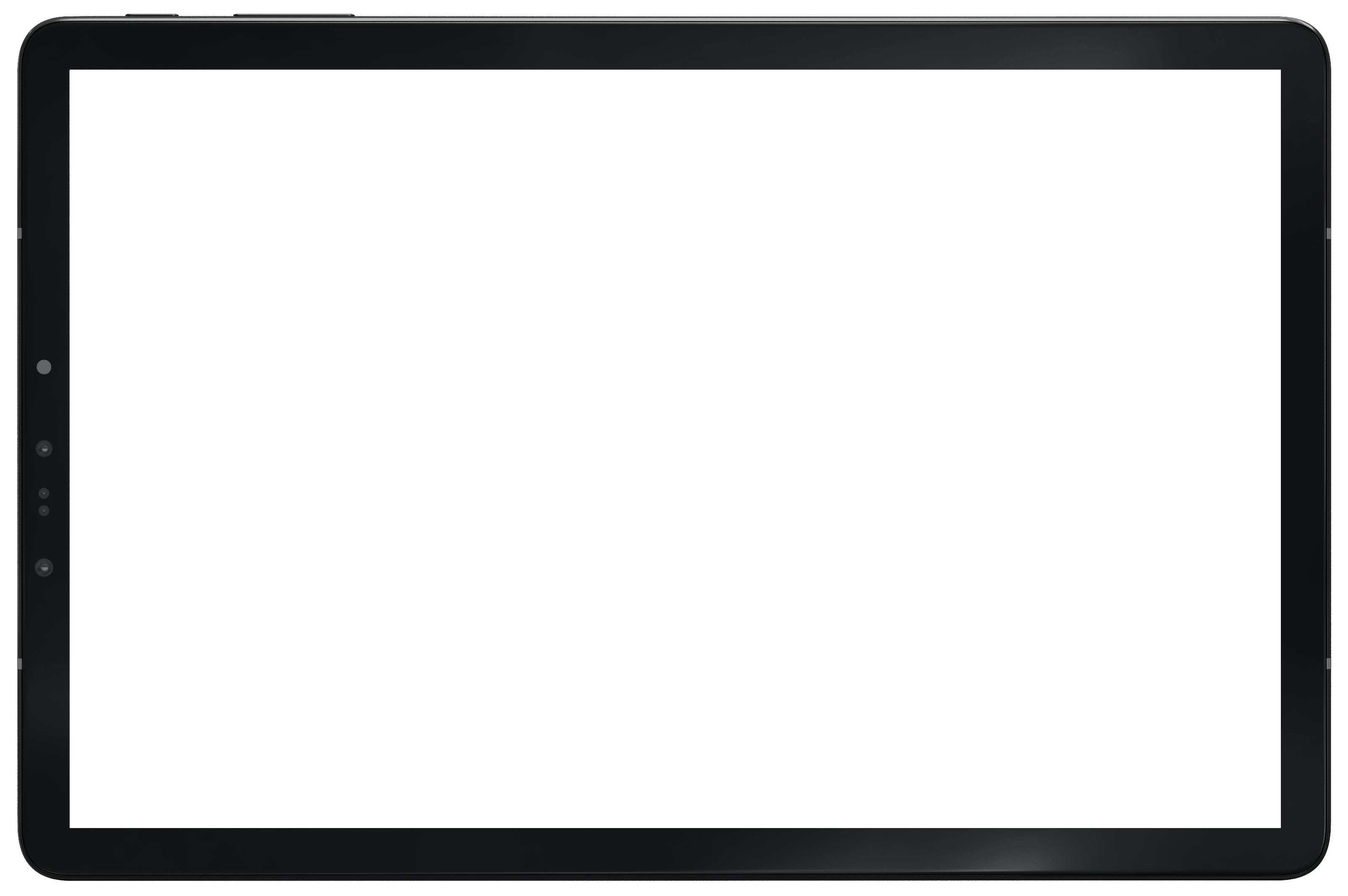 Dark black tablet